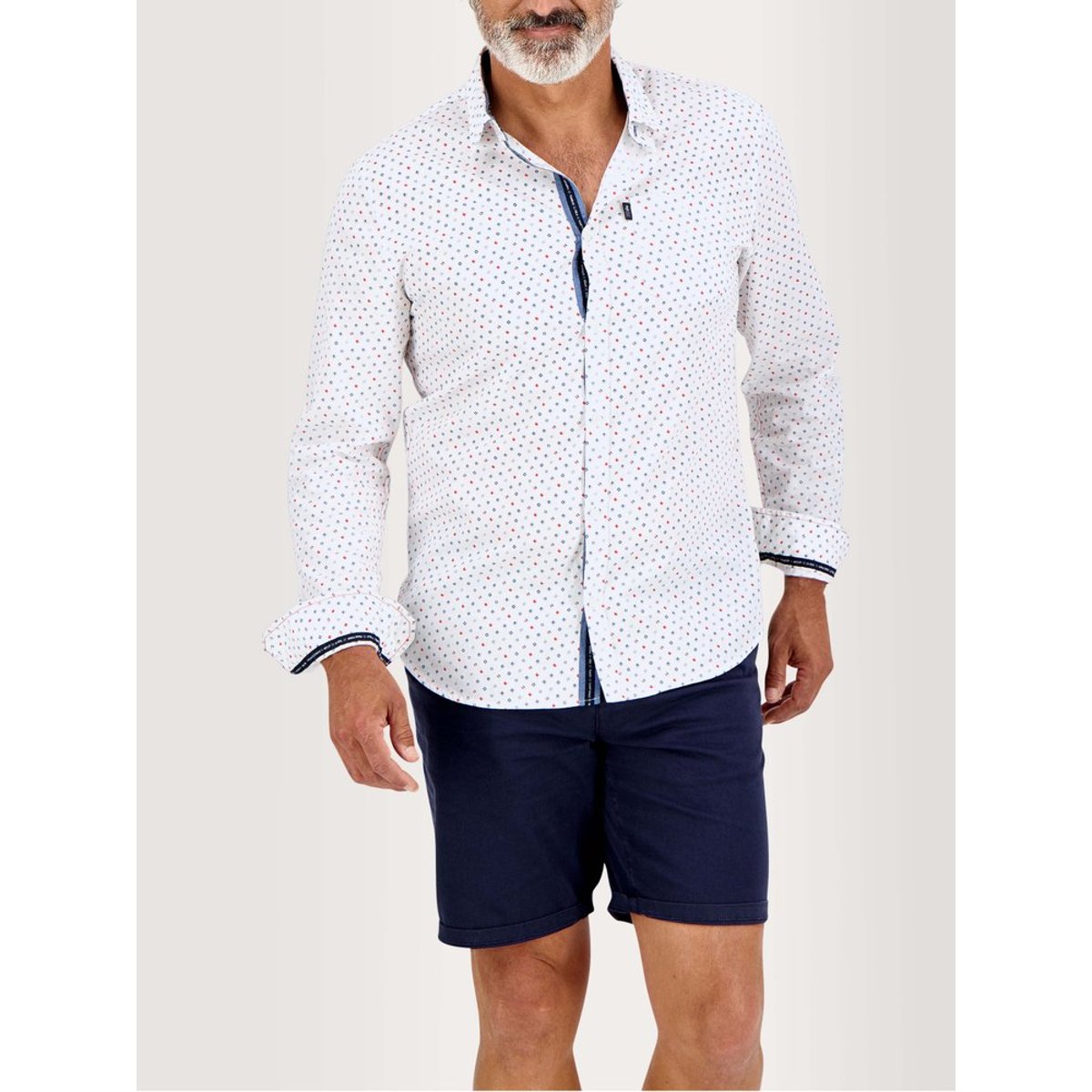 Chemise manches longues ENNIOCHE14027 blanc, TBS