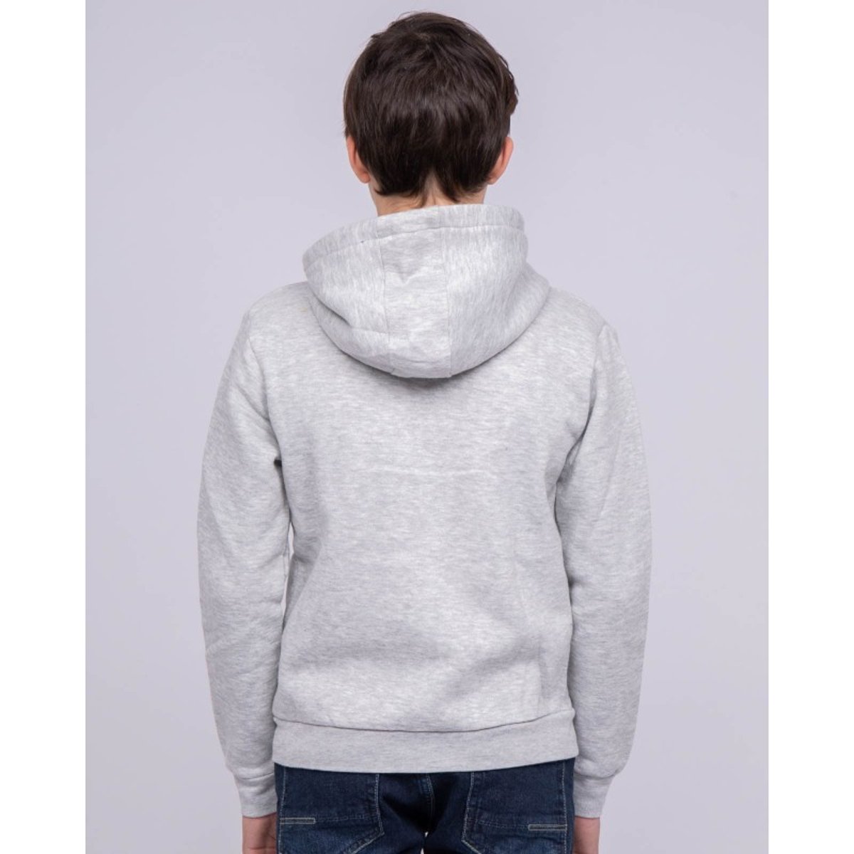 Sweat Zippé Capuche Wams-j gris chine, RITCHIE