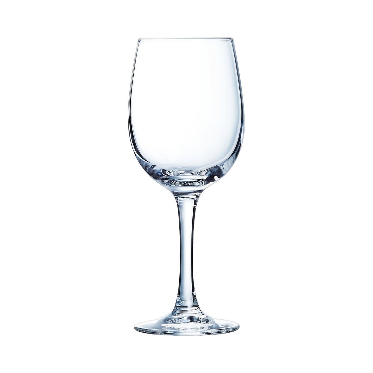 Lot de 6 verres à vin cristallin 19cl, Cabernet Tulipe transparent, CHEF&SOMMELIER