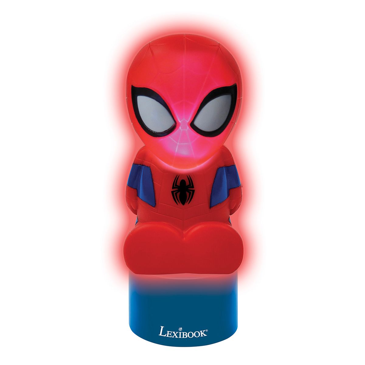 Enceinte veilleuse Spiderman couleur unique, LEXIBOOK