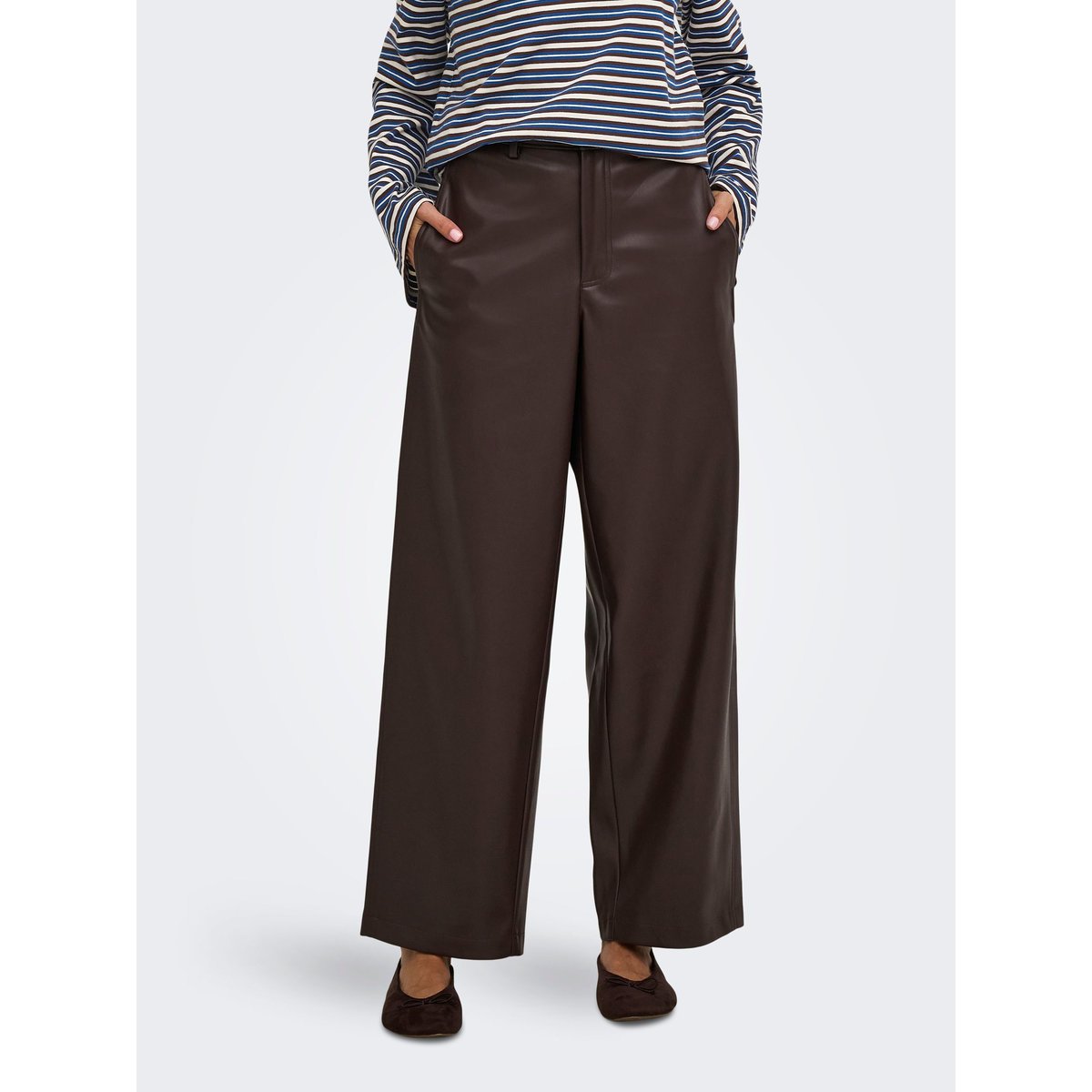 Pantalon Classique chocolate torte, ONLY