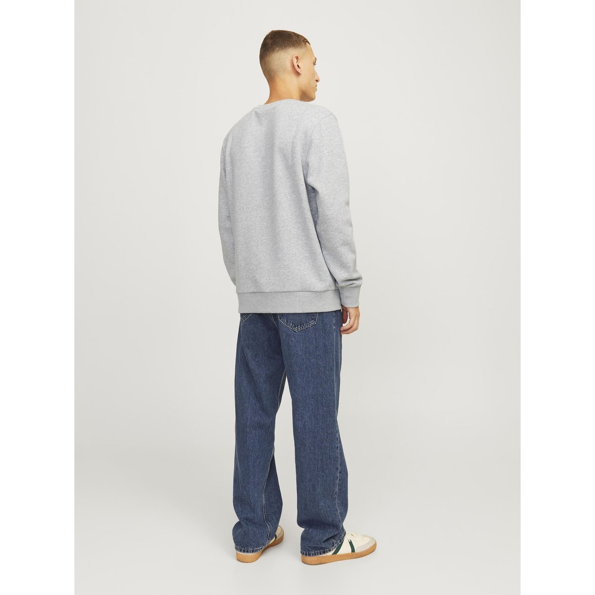 Sweat-Shirt grise - light grey melange, JACK & JONES