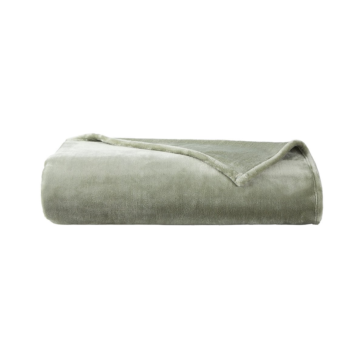 Couvre lit en polaire rose, CASTOR kaki, DESFORGES