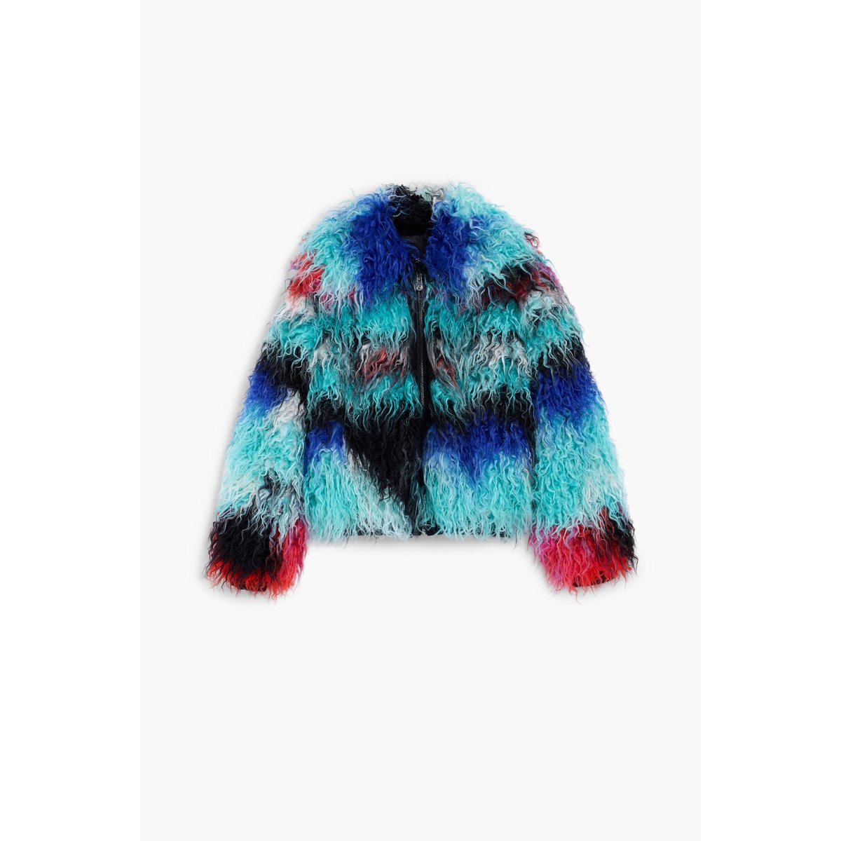 Manteau à poils longs Lacroix multicolore, DESIGUAL