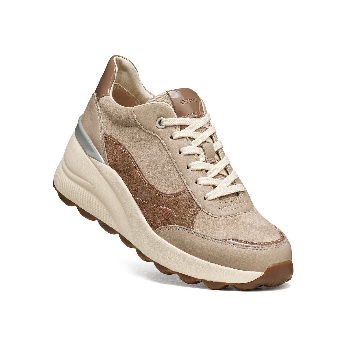 Baskets D SPHERICA EC13 beige/marron clair, GEOX