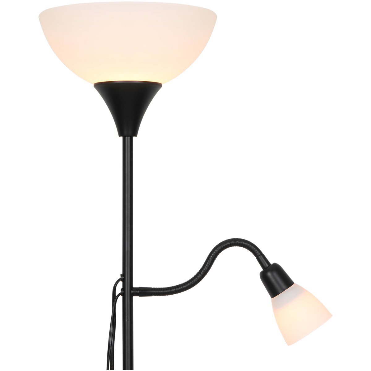 Lampadaire Irrégulier et Pratique en Métal, LAURIA blanc, NORDLUX