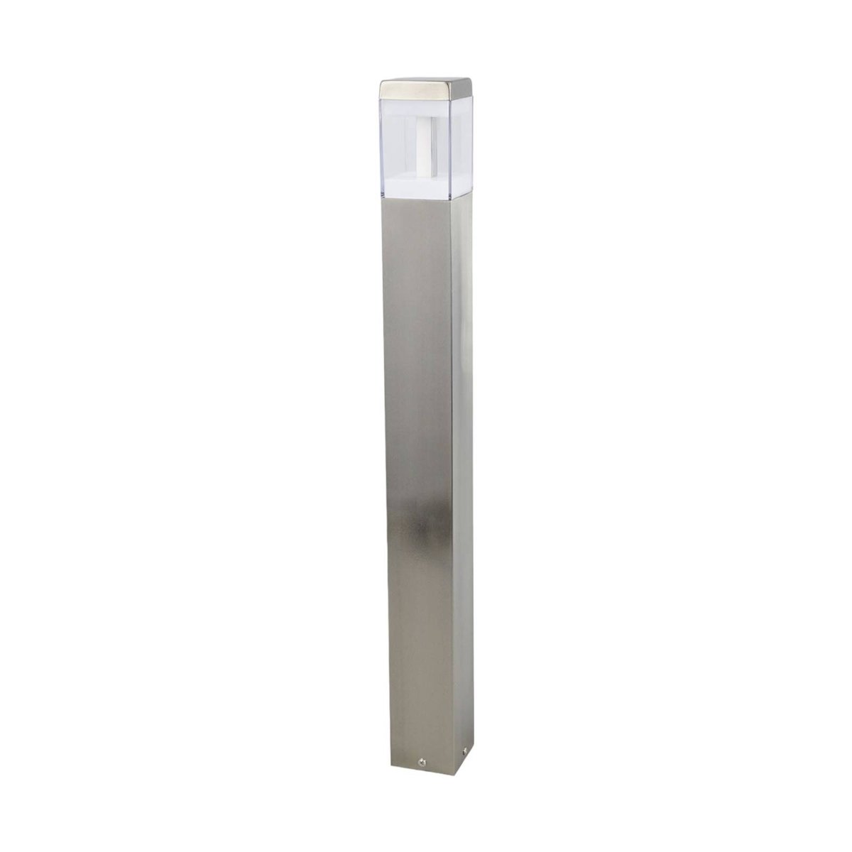 Luminaire extérieur en inox moderneLED acier inoxydable, transparent, satiné, LINDBY