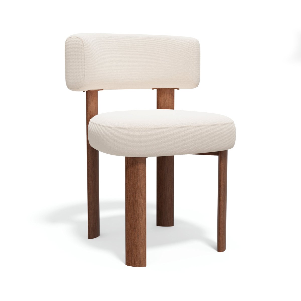 Lot de 2 chaises en velours chenillé RICH crème, SIA HOME
