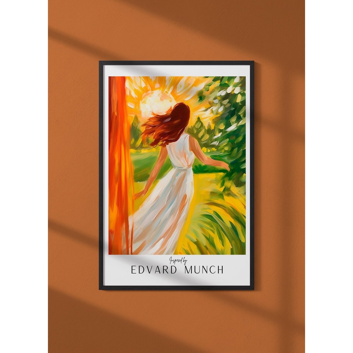Affiche Edvard Munch n°11 blanc, L'AFFICHERIE