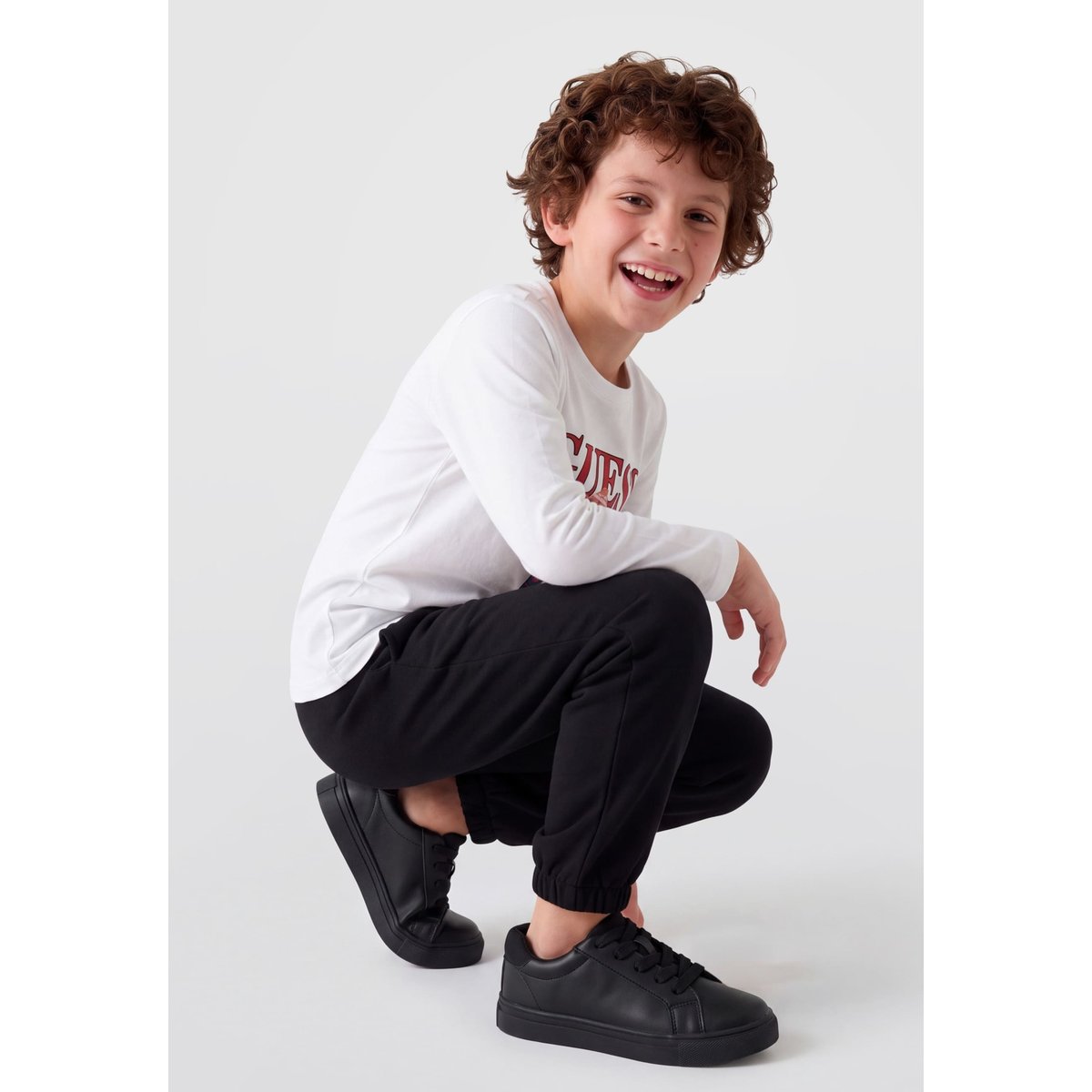 Joggers Coupe Classique noir, GUESS KIDS