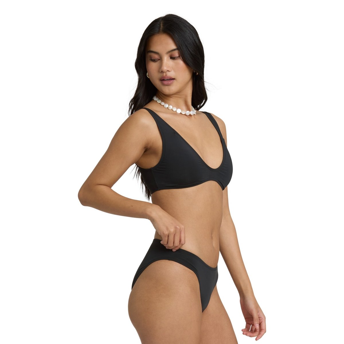 Bas de bikini taille basse SOL SEARCHER LOWRIDER noir black pebble, BILLABONG