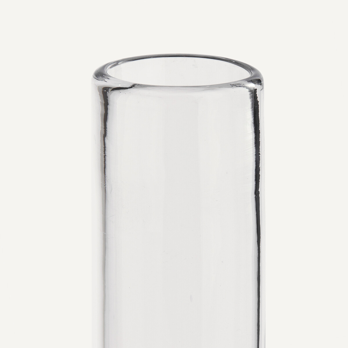 Stille Straight Cylindrical Vase in Glass H31cm transparent, AM.PM
