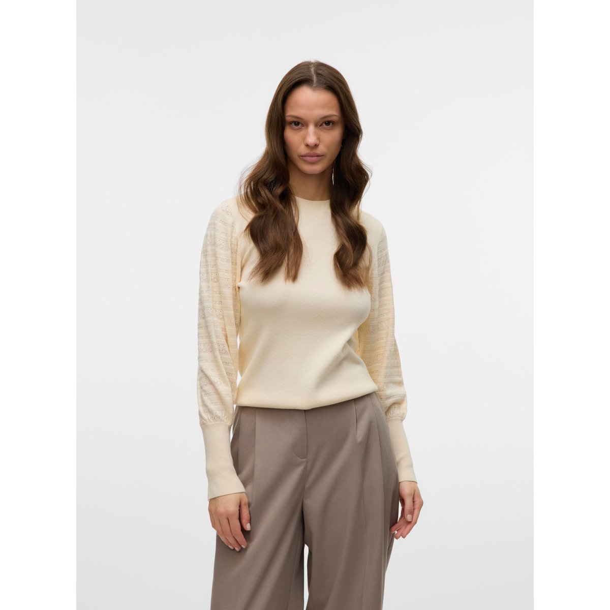 Pull En Maille birch, VERO MODA