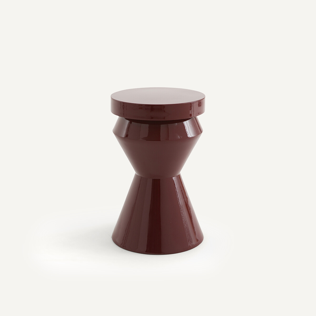 Bout de canapé métal, Peono rouge grand cru, AM.PM