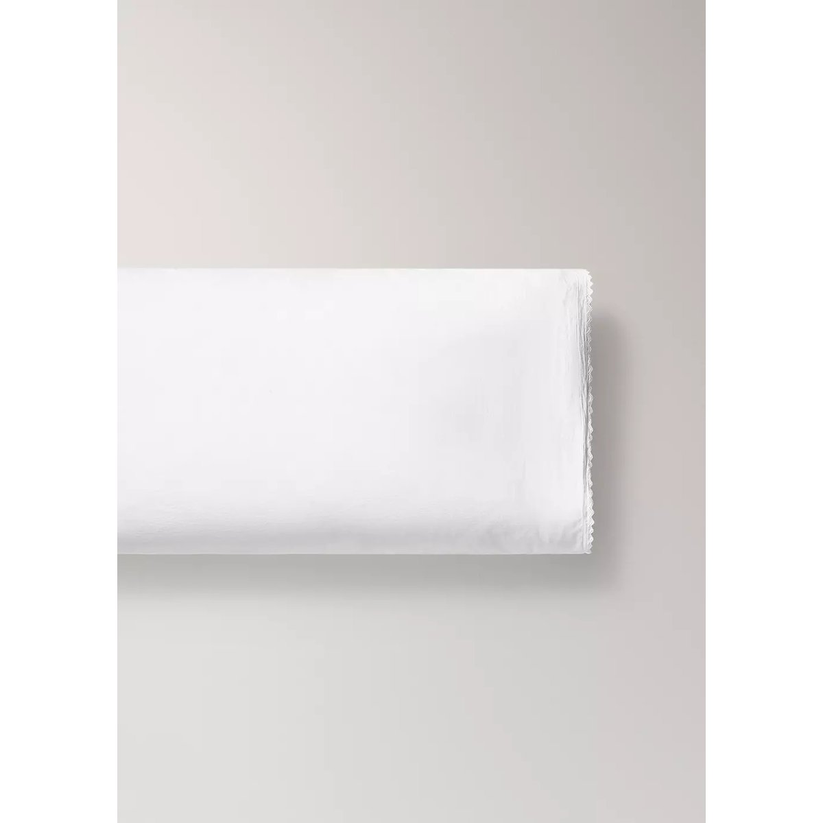 Taie d’oreiller berceau en percale garment-washed blanc, MANGO HOME