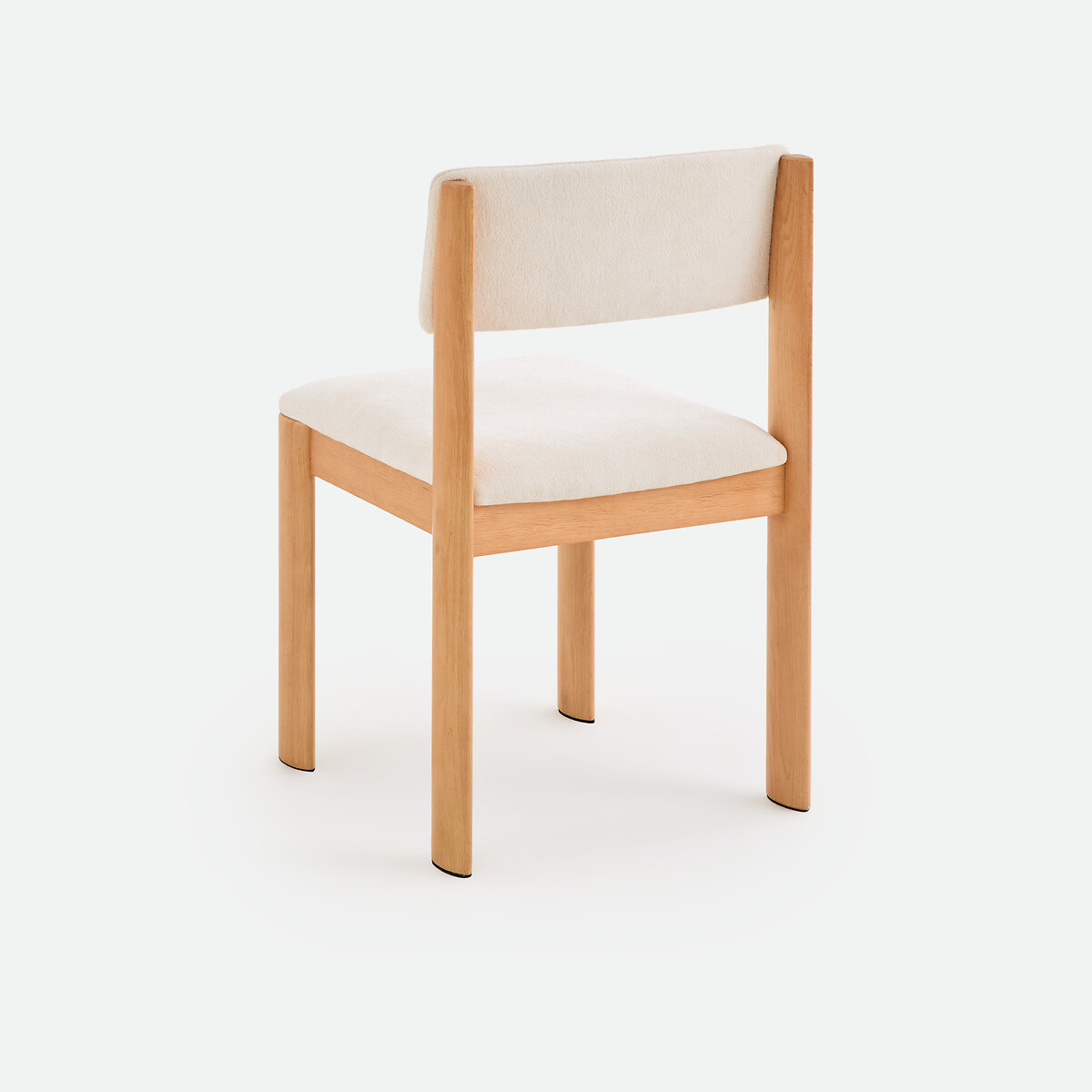Silla de tela texturizada, OLIVER roble/blanco roto, LA REDOUTE INTERIEURS