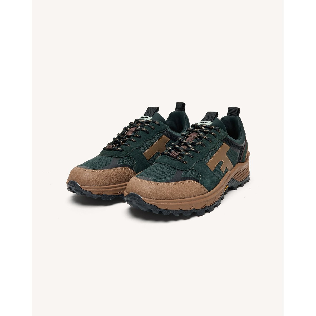 Baskets running vert foncé, FAGUO
