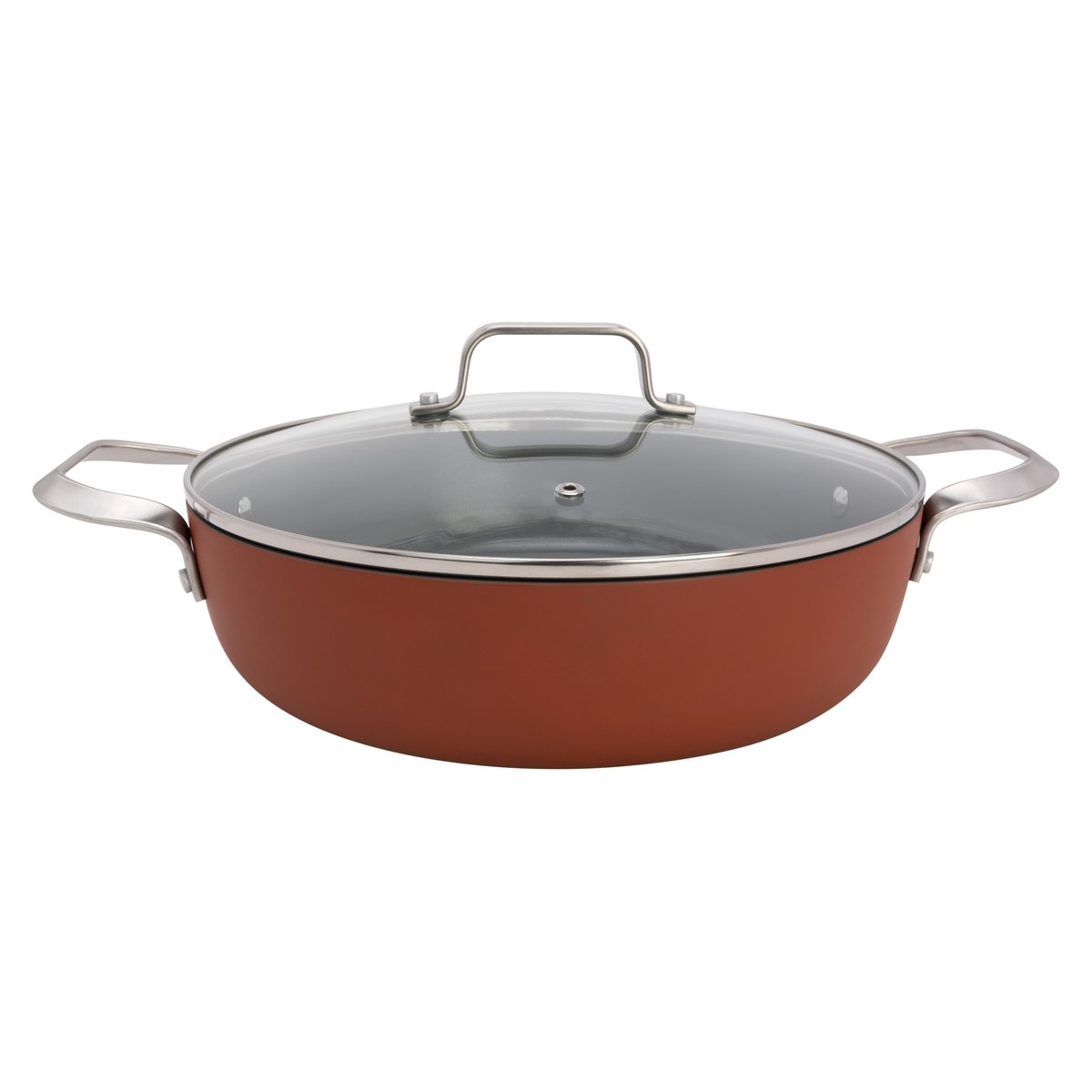 Sauteuse en aluminium recyclé, CERAPRO terracotta, COSY&TRENDY