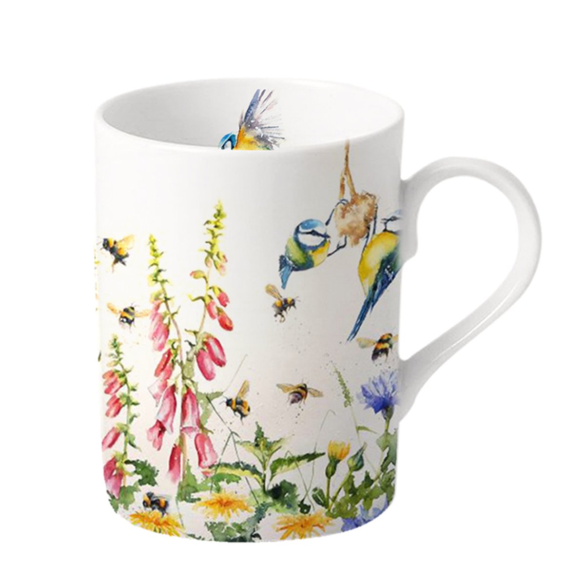 Mug 38 cl (lot de 3)-GARDEN blanc, ROY KIRKHAM