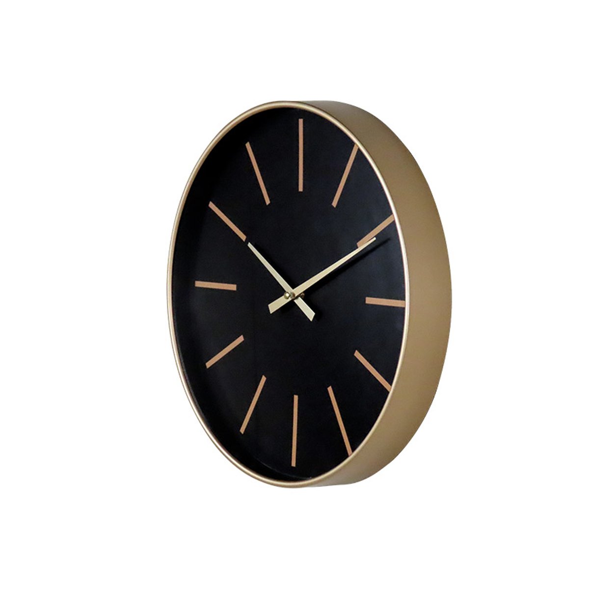 Horloge 30,5x30,5x4cm noir, EMDE