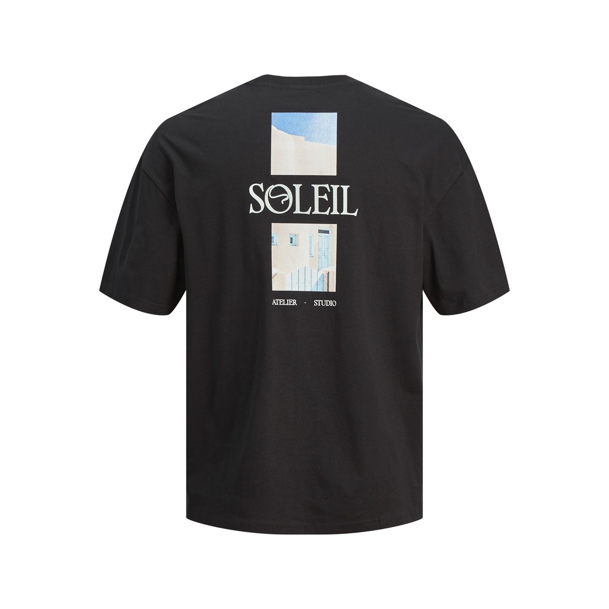 T-Shirt noire - black, JACK & JONES