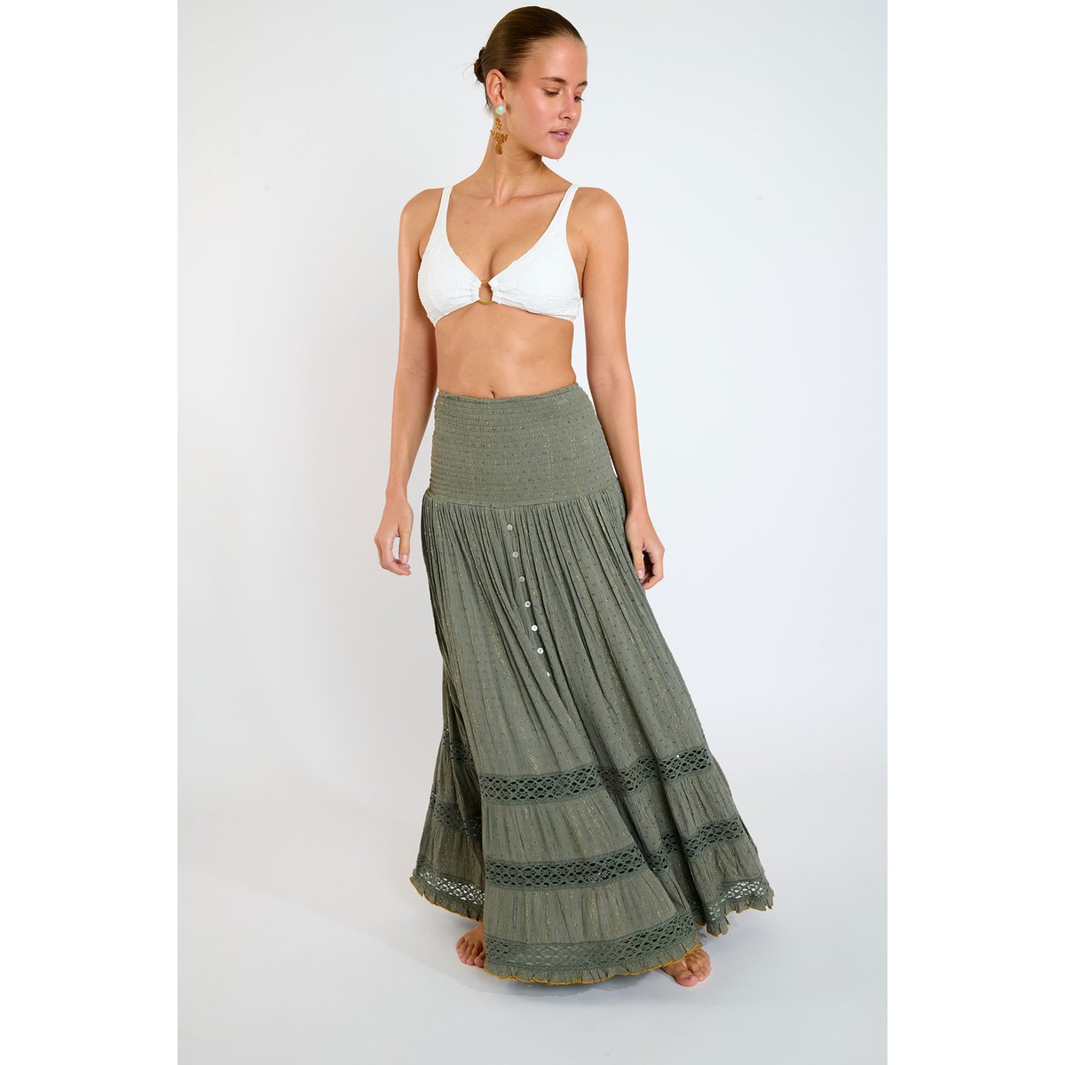 Robe Ethel - SEALOVE kaki, BANANA MOON
