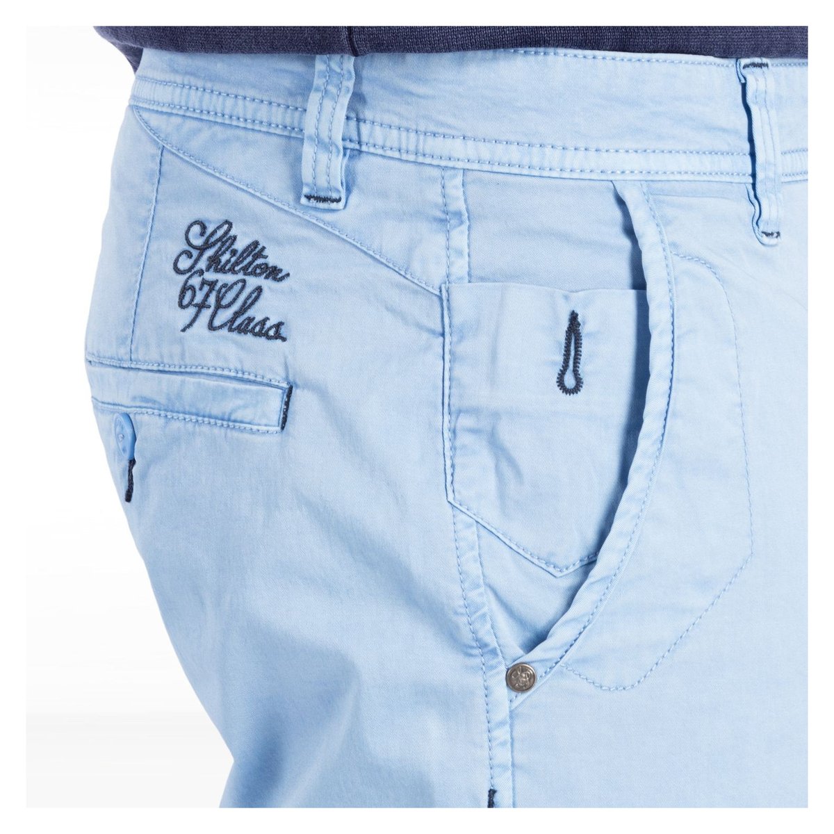 Bermuda class coupe droite jaune, SHILTON