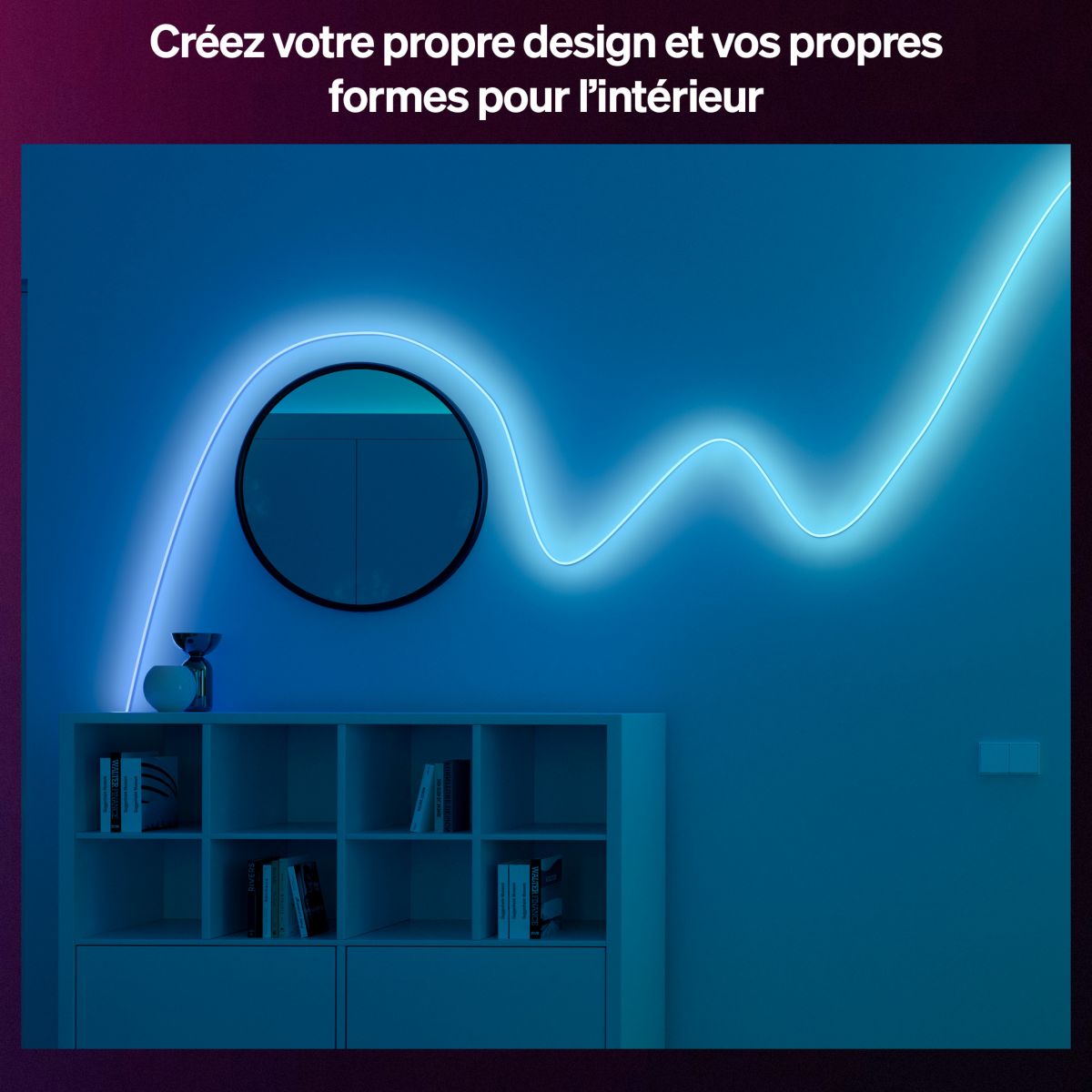 Bandeau LED Essential Flex Strip Light 5m Color Grad couleur unique, PHILIPS HUE