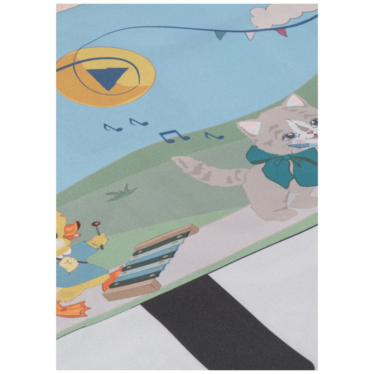 Piano textile multicolore, KONGES SLOJD
