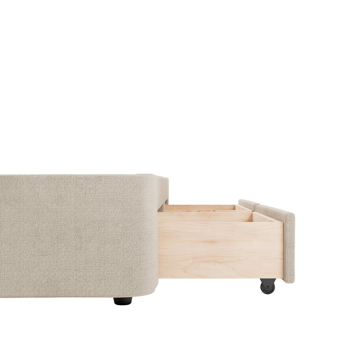 Sommier 4 tiroirs Nova beige, SLOME
