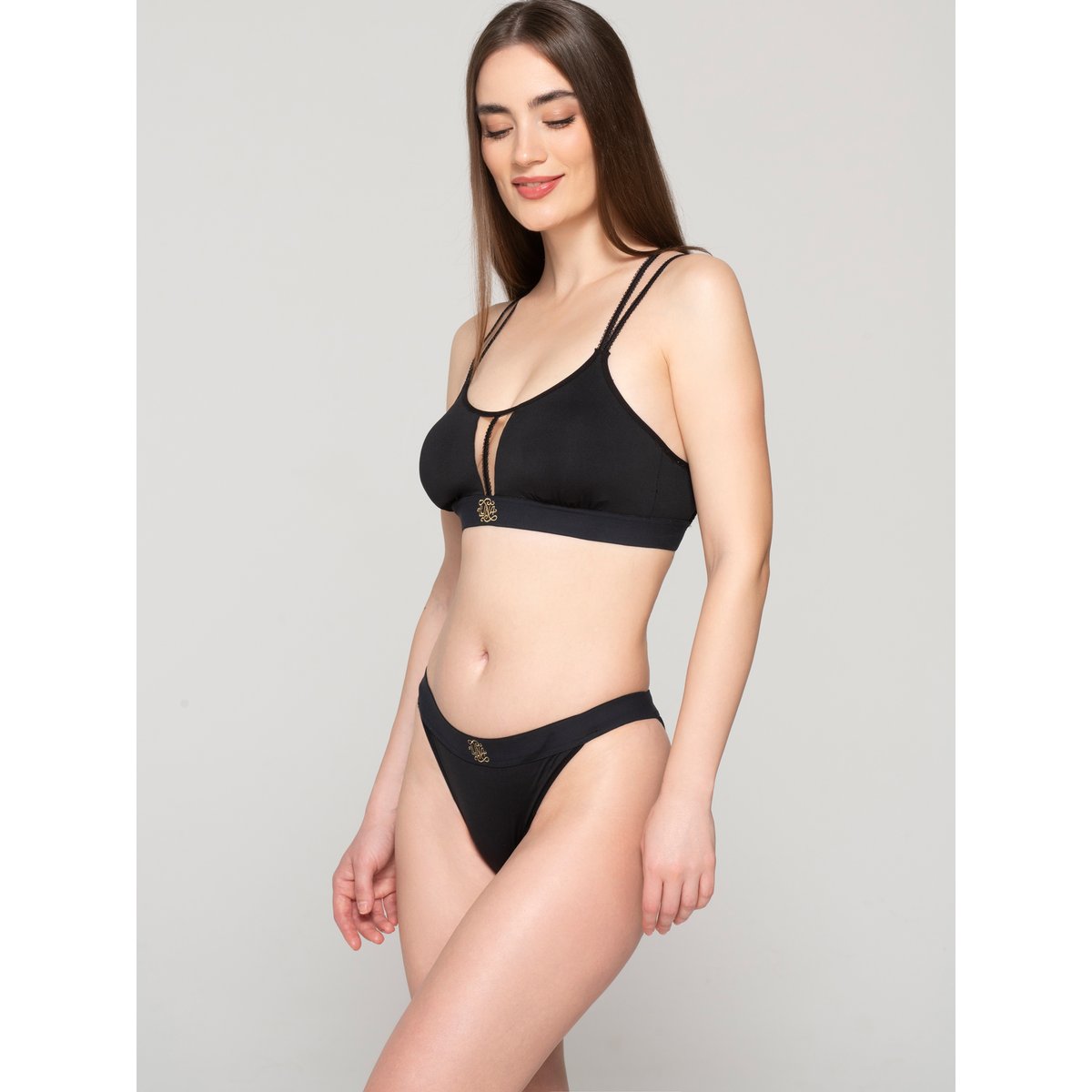 Soutien-gorge de sport brassière dos croisé SPLENDID noir, LUNA SPLENDIDA