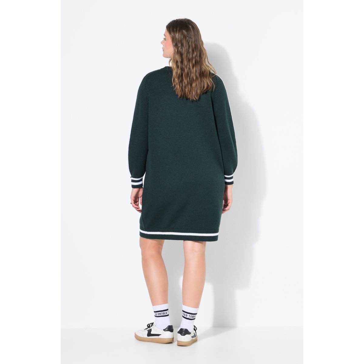 Robe en maille coupe oversize vert minuit, STUDIO UNTOLD