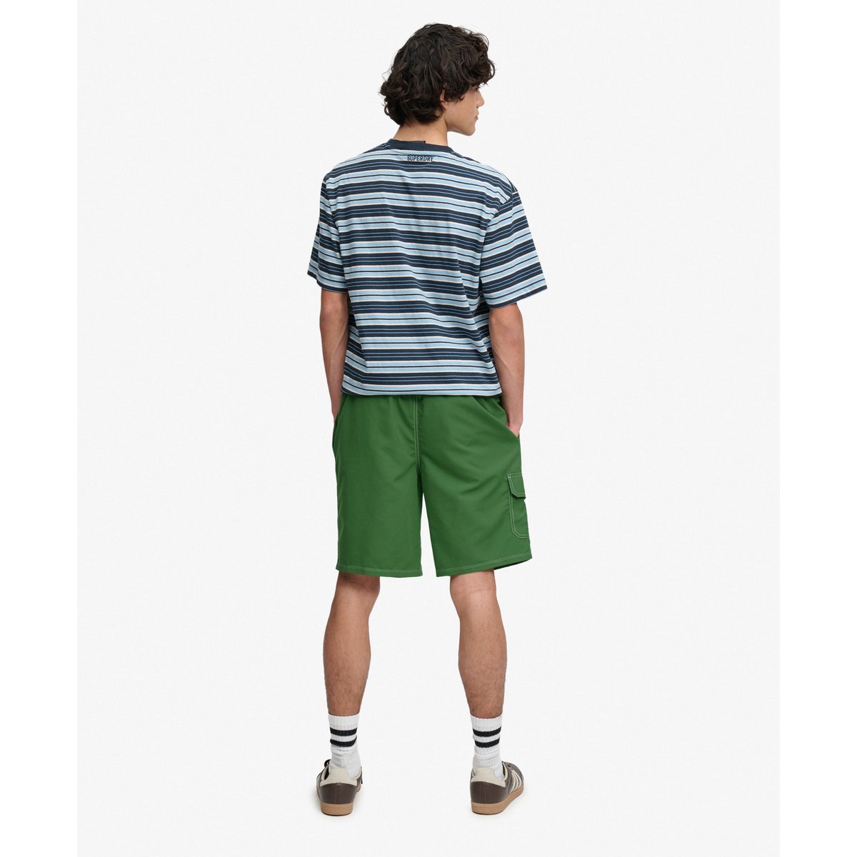 Boardshorts Cargo 19 Pouces vert palme de bananier, SUPERDRY