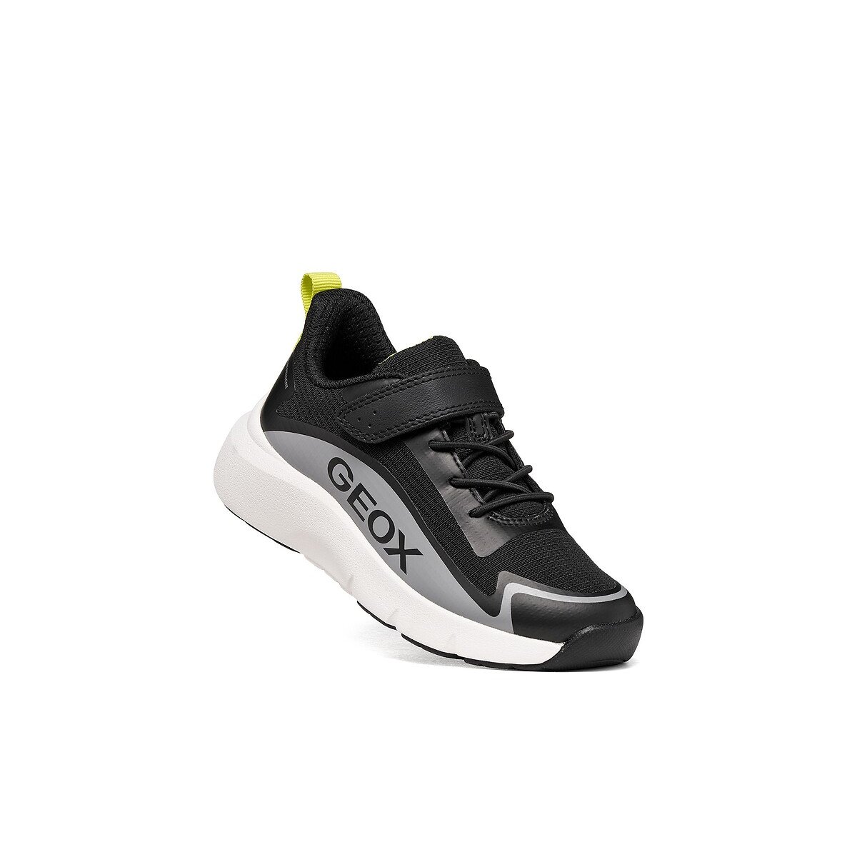 Kids Pro-Ran Breathable Trainers black/grey, GEOX