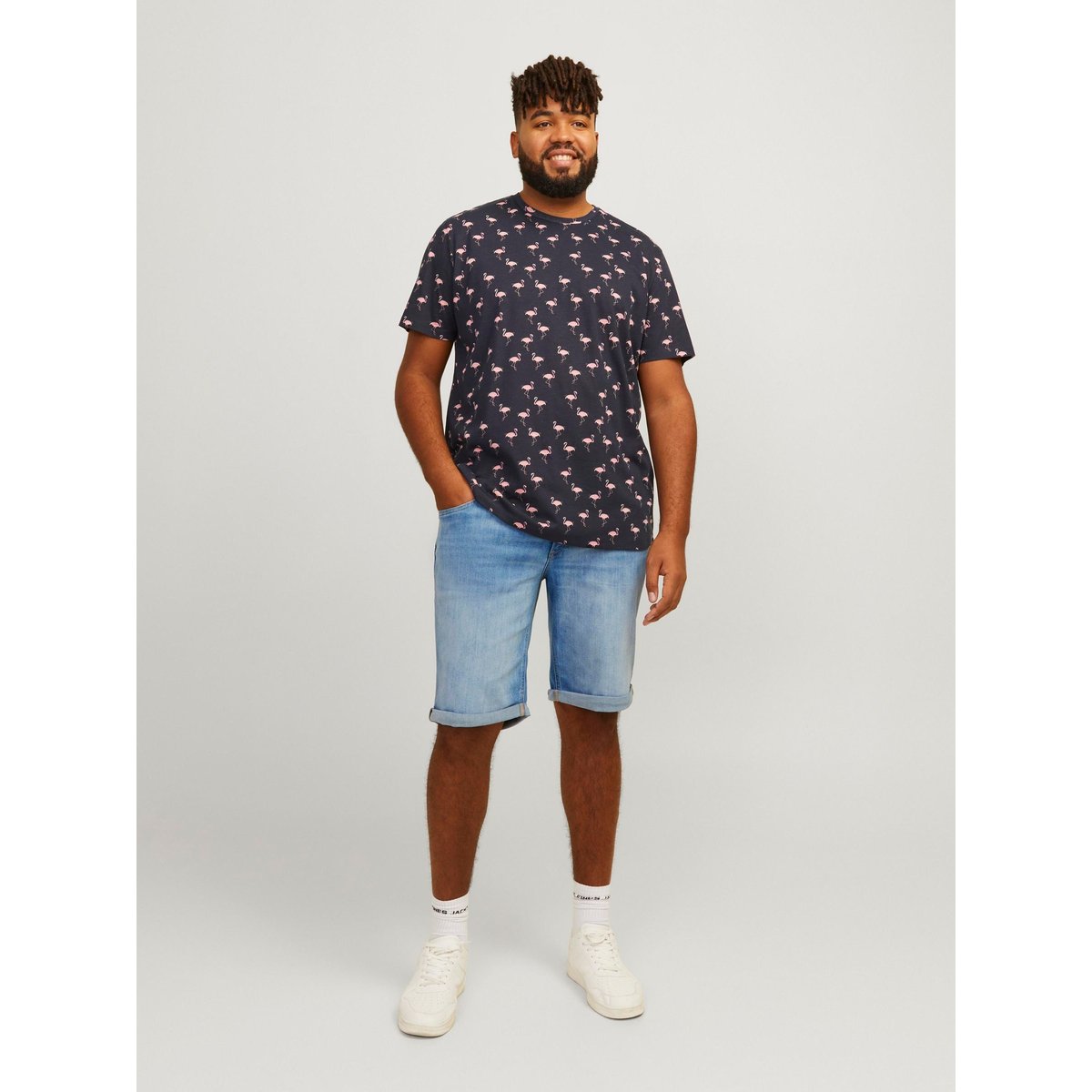 Short Coupe Classique bleue - blue denim 1, JACK & JONES
