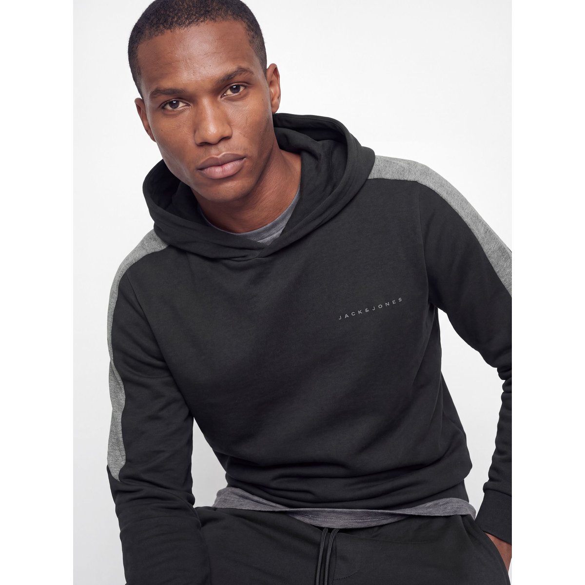Sweat À Capuche black 1, JACK & JONES
