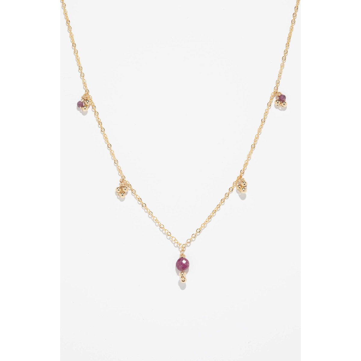 Collier Gaia - Rubis rubis, YAY PARIS