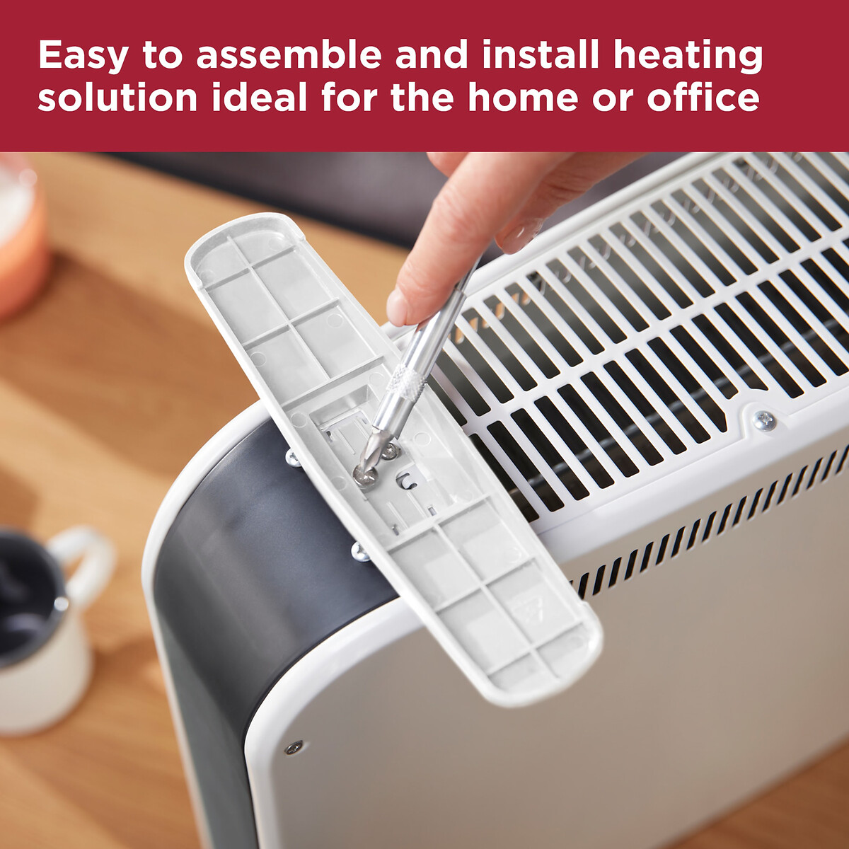 2.2KW Smart Convection Heater - BXCV41014 white, BLACK & DECKER