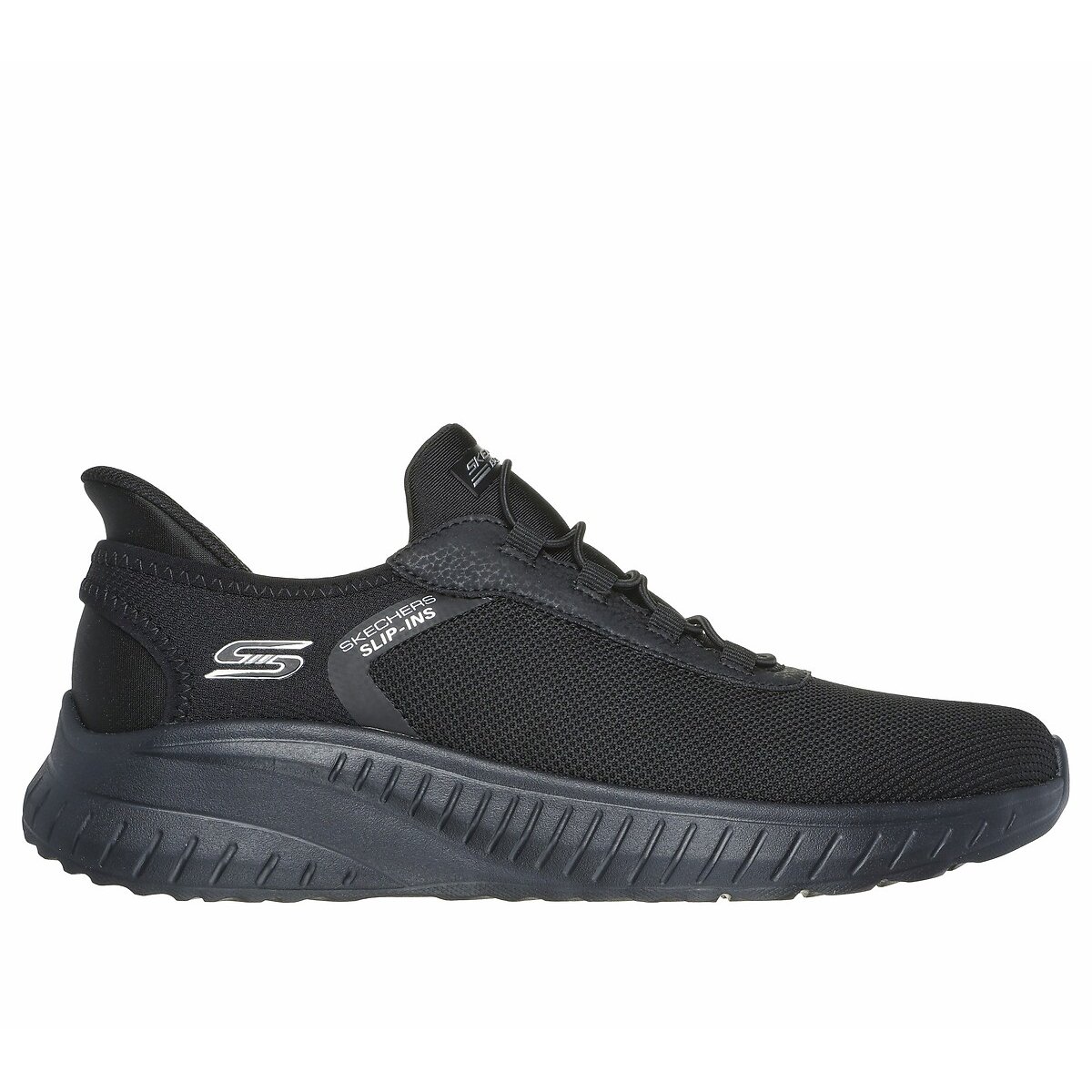 Baskets Slip-Ins:Bobs Sport Squad Chaos-Tough Walk noir, SKECHERS