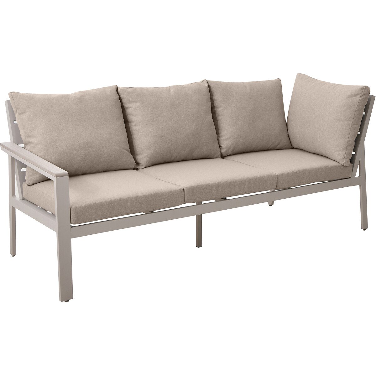 Aruba Outdoor Corner Seating Set stone beige, SO'HOME