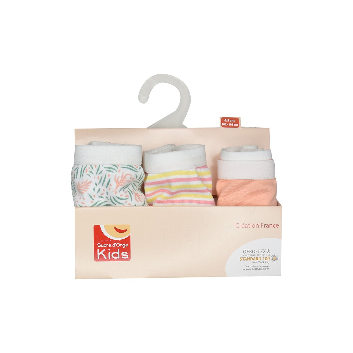 Lot de 3 shorties junie enfant rose, SUCRE D'ORGE