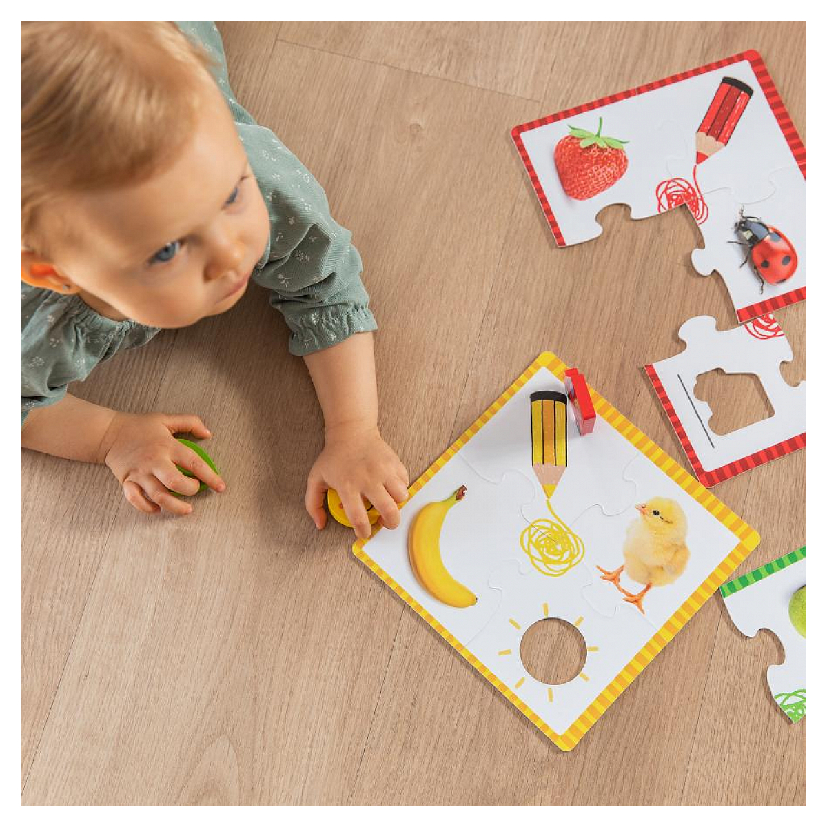 Puzzle Couleurs blanc, GOULA