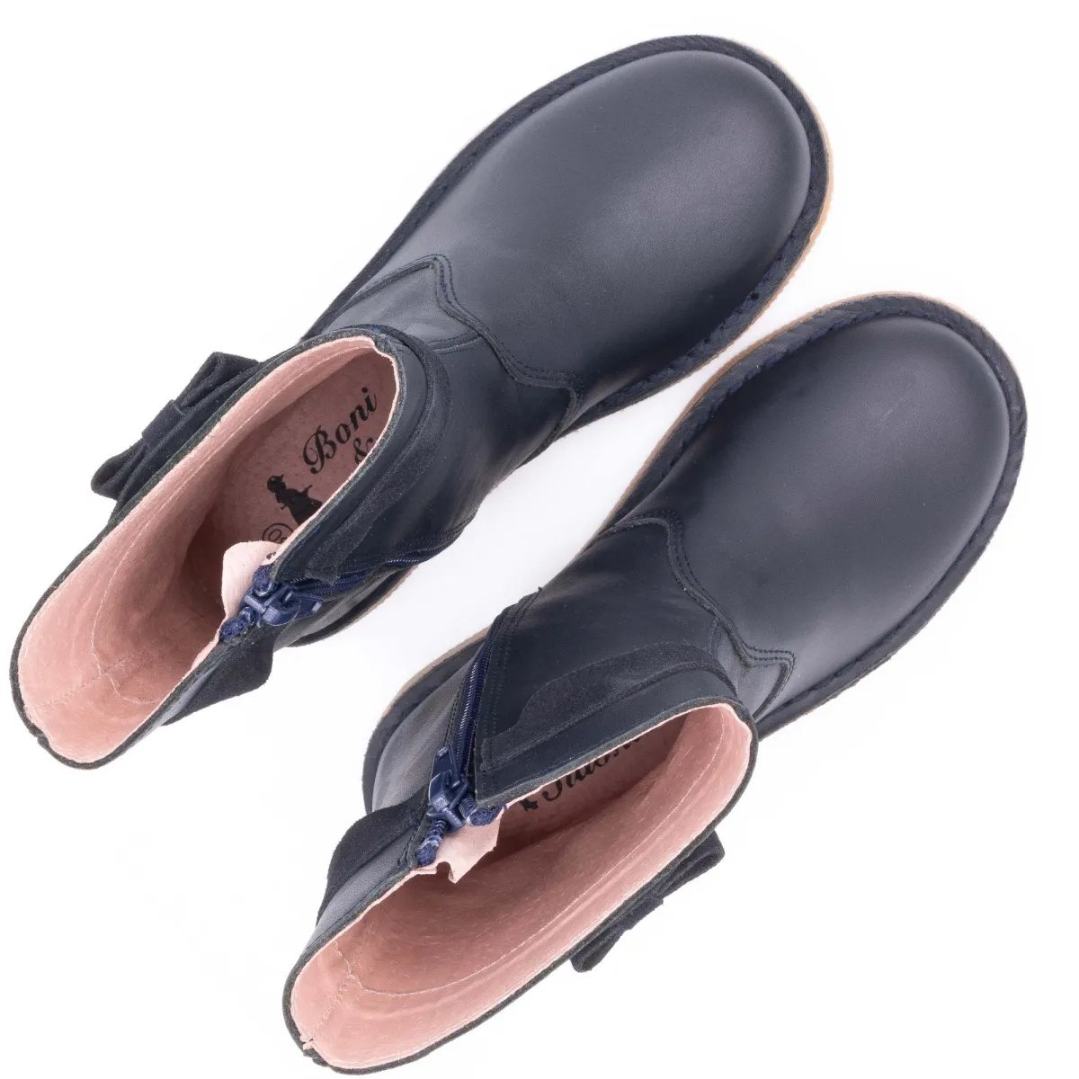 Boni Houston - boots fille bleu marine, BONI&SIDONIE
