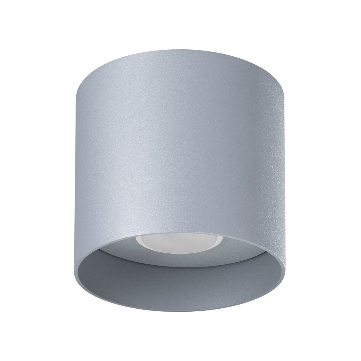 Plafonnier Aluminium Gris GU10 1 Mika gris, EDEN