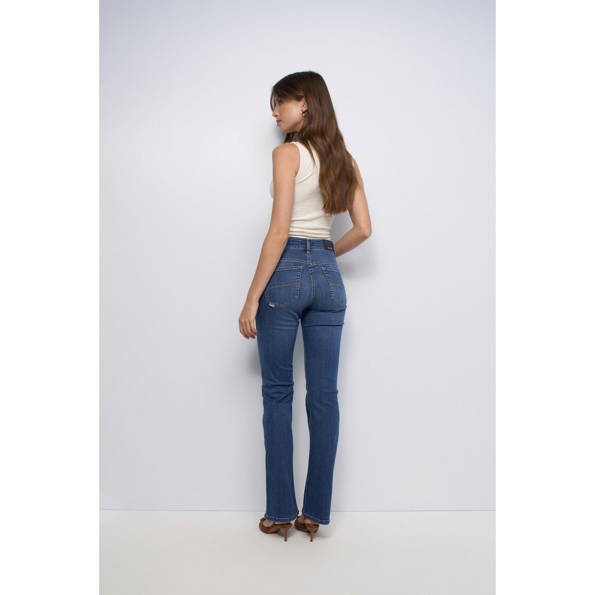 JEAN FAITH PUSH IN BOOTCUT bleu denim, SALSA JEANS
