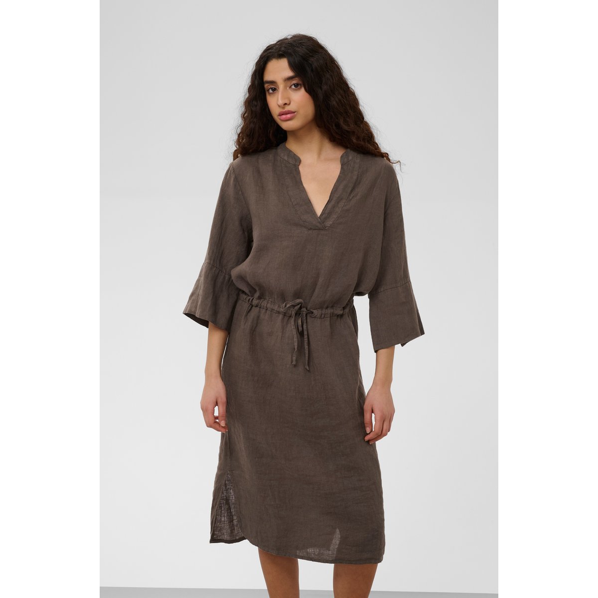 Robe marron morel, SOAKED IN LUXURY