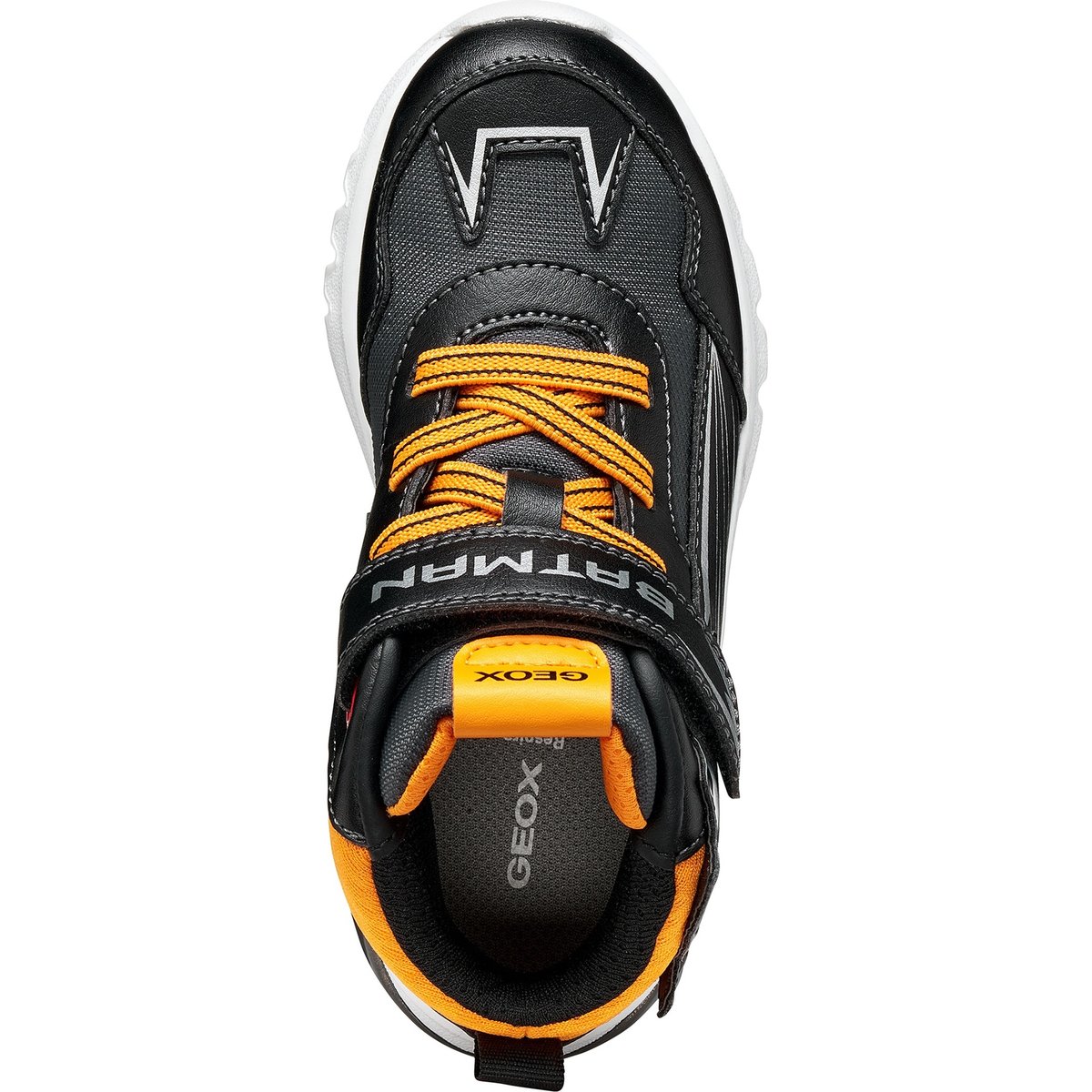 Baskets  J CIBERDRON noir/orange clair, GEOX