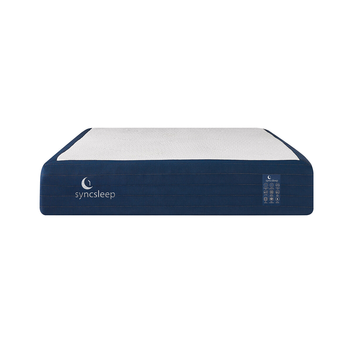Serenity 2500 Gel Layer Pocket Sprung Mattress blue, SYNCSLEEP