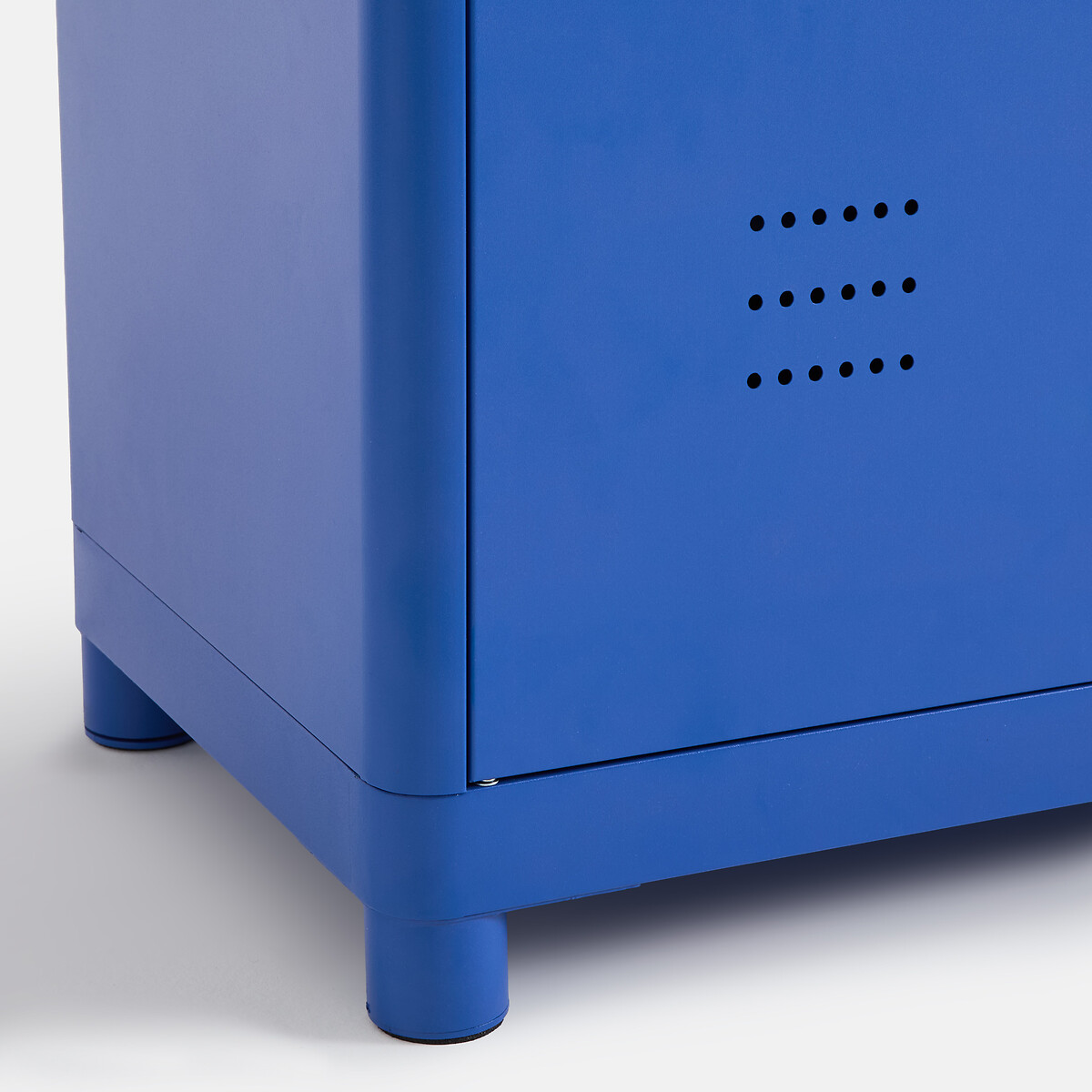 Meuble TV en métal acier, largeur 180 cm, LIVONA bleu, LA REDOUTE INTERIEURS