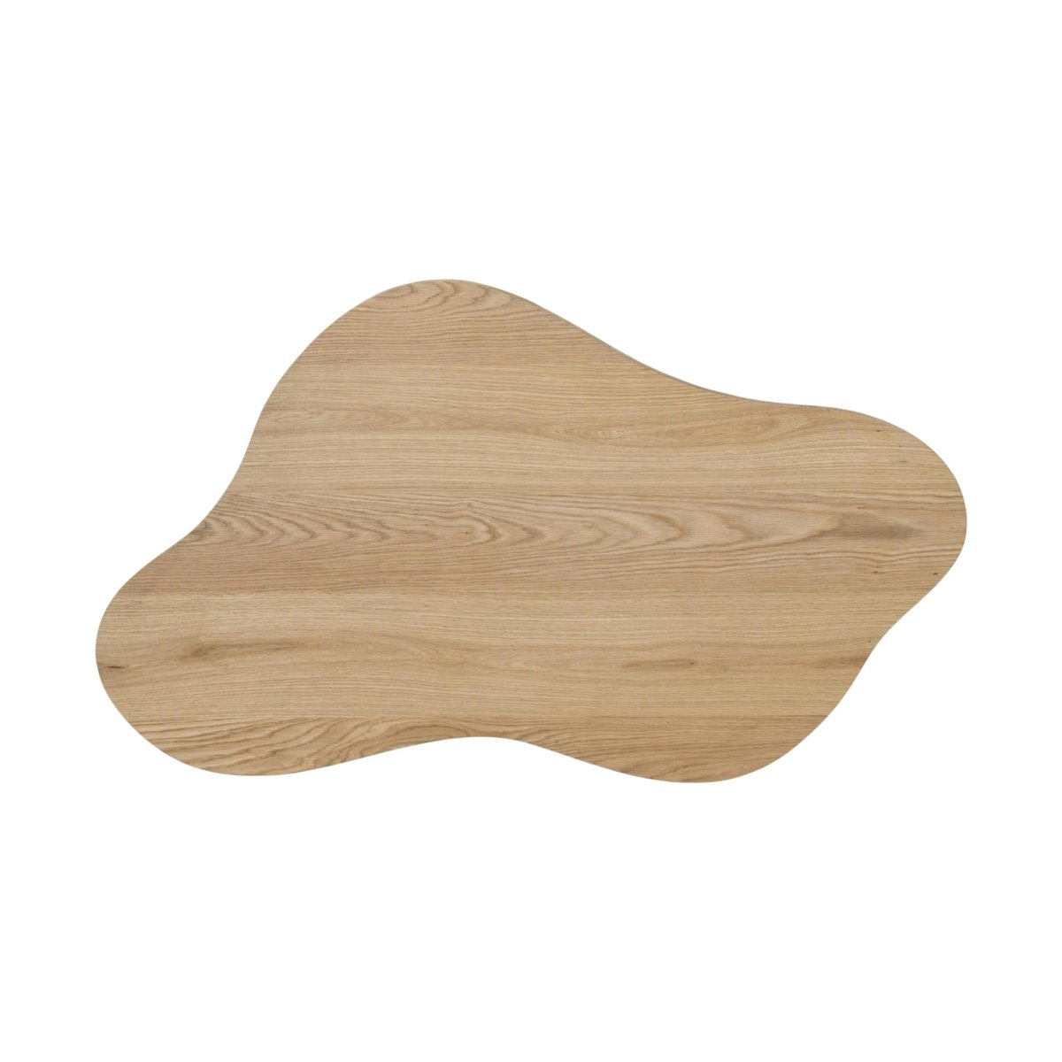 Table basse en chêne forme organique LOREN bois clair, PIER IMPORT